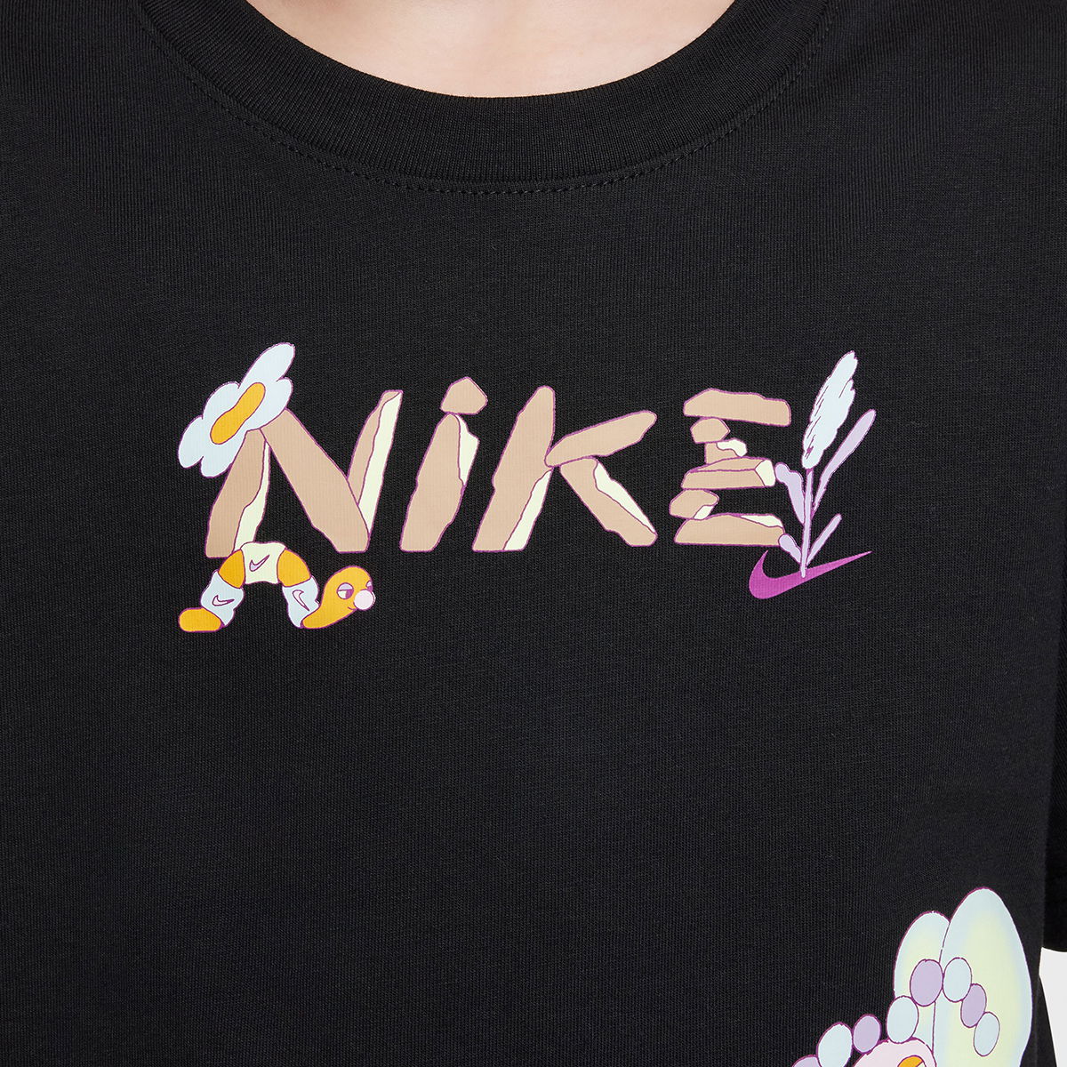 Sportswear Çocuk Siyah Günlük Stil T-Shirt HQ2334-010