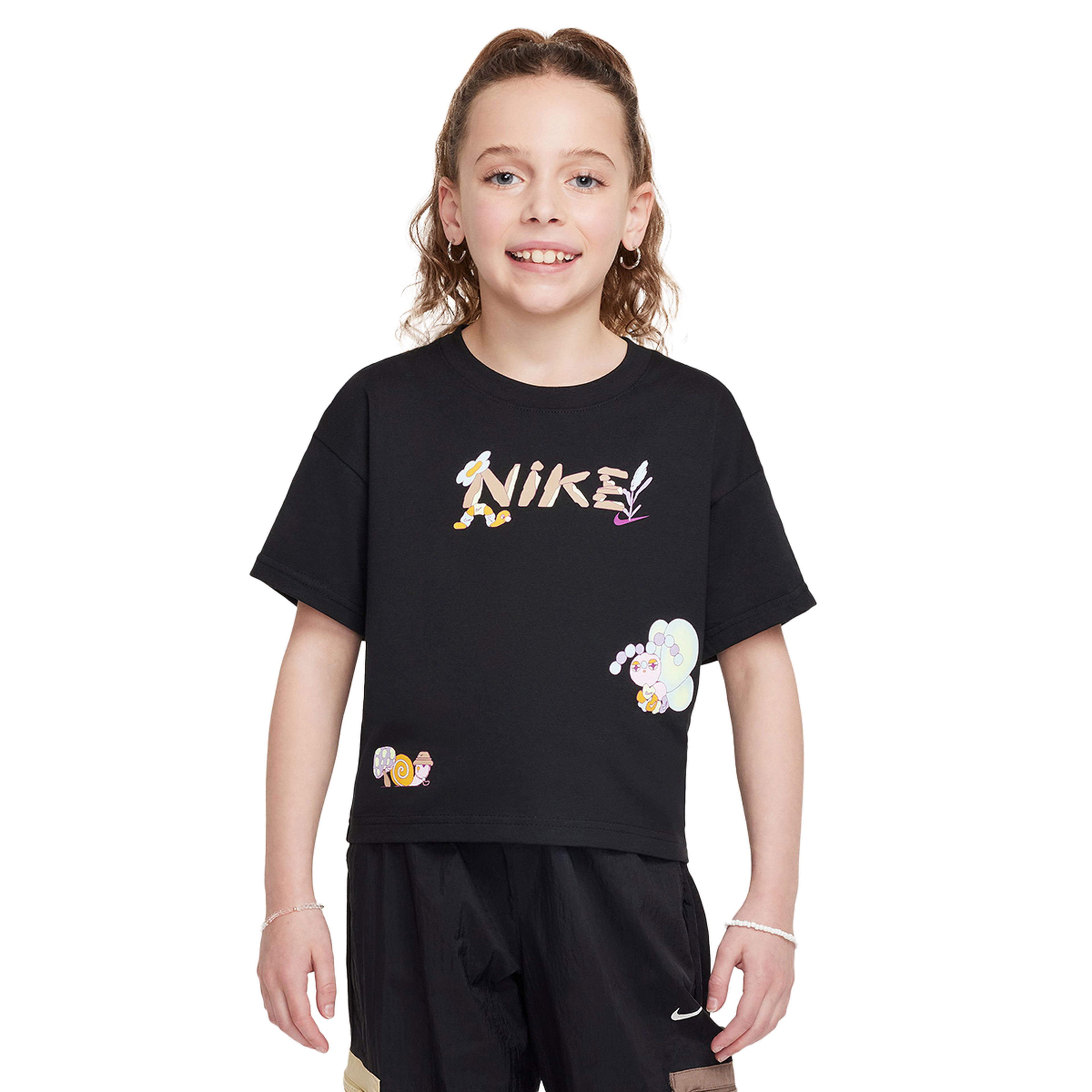 Sportswear Çocuk Siyah Günlük Stil T-Shirt HQ2334-010