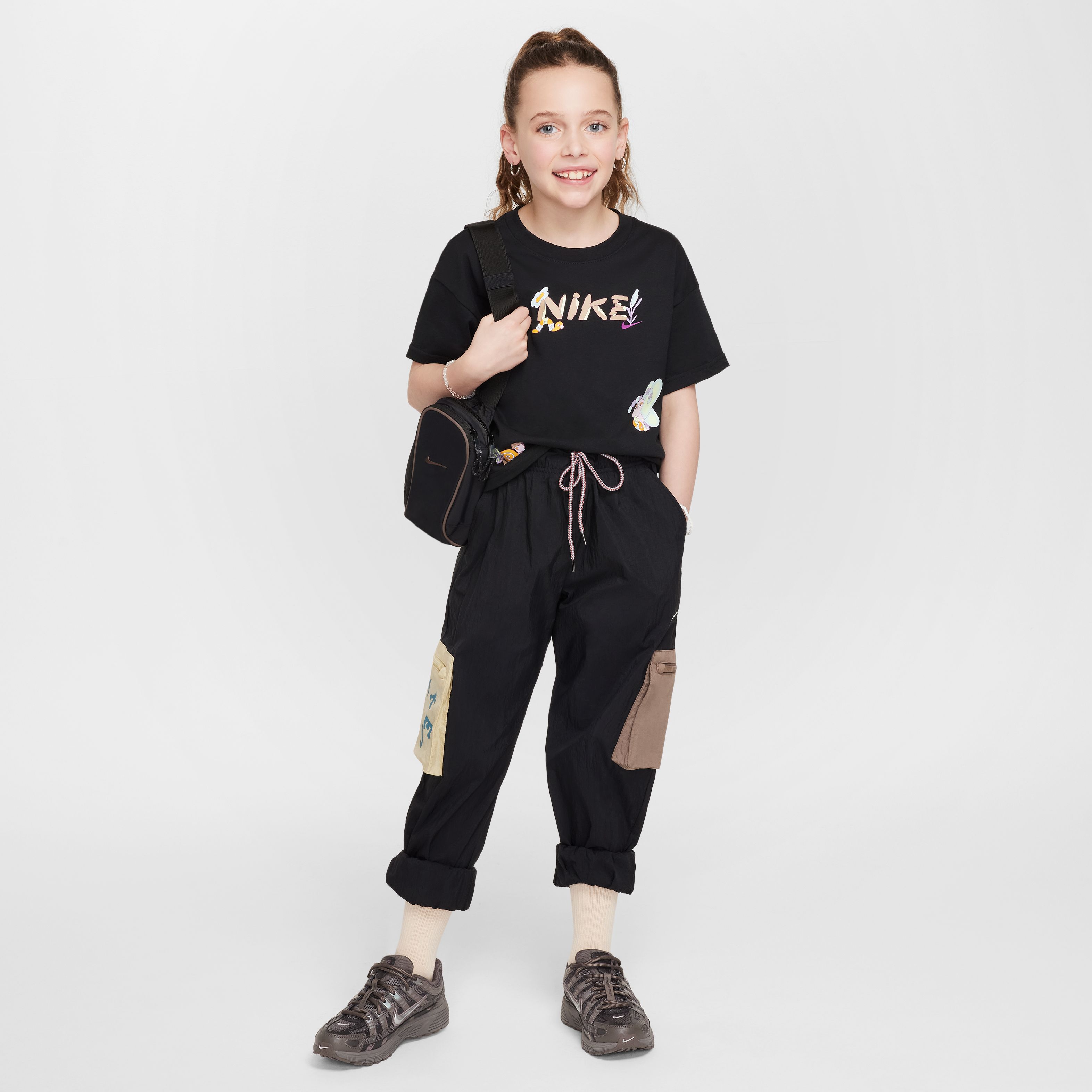 Sportswear Çocuk Siyah Günlük Stil T-Shirt HQ2334-010