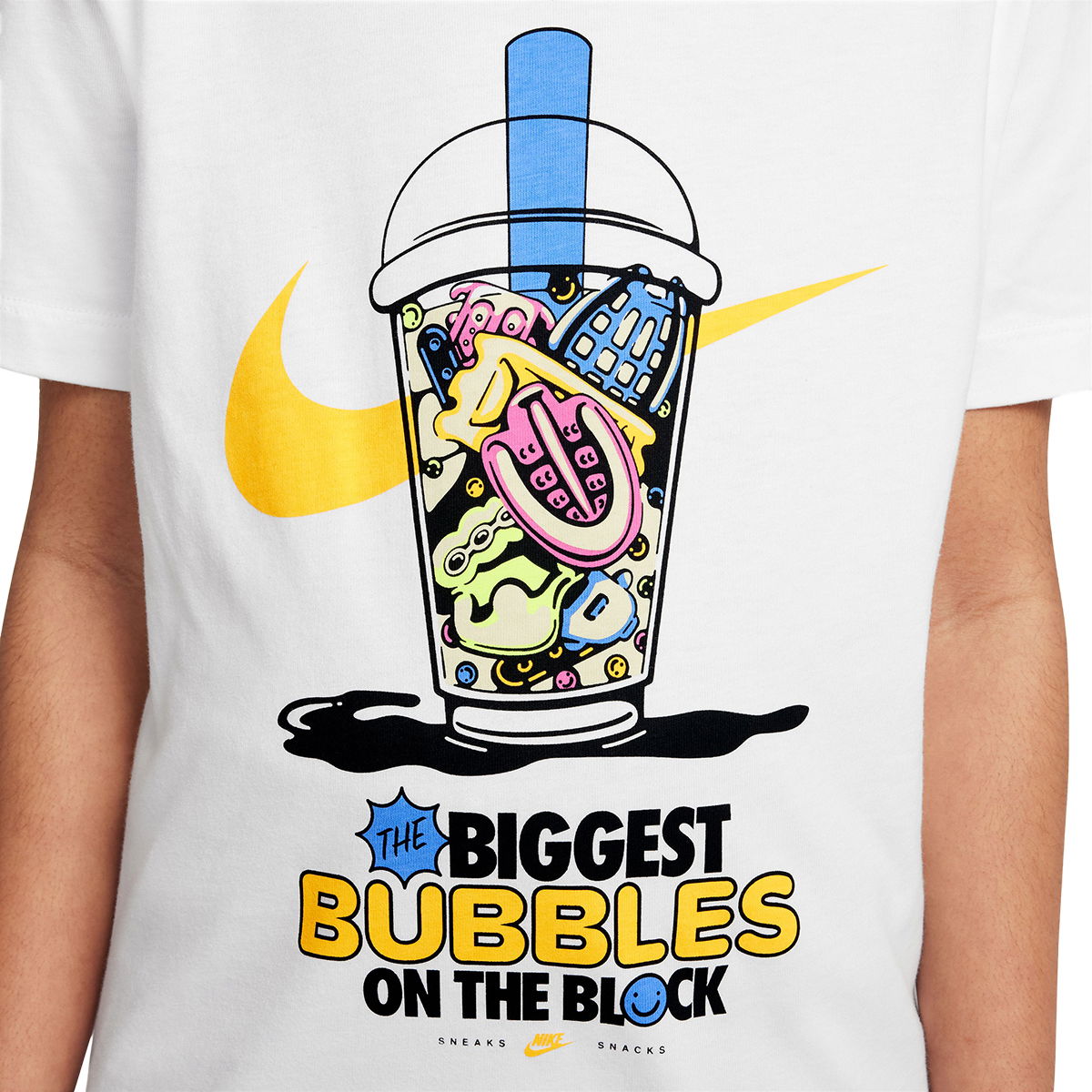 Sportswear Çocuk Beyaz Günlük Stil T-Shirt HQ3227-100