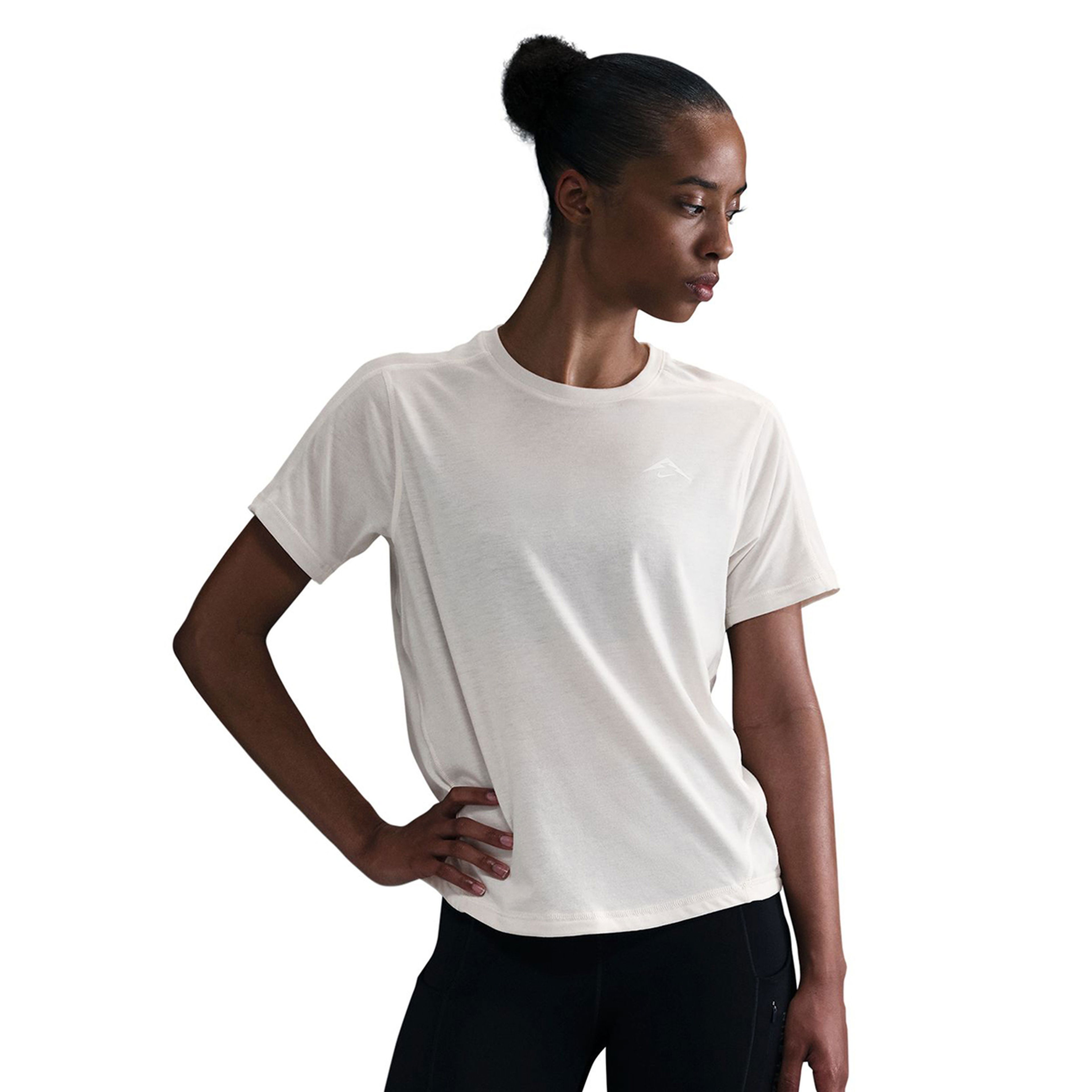 Trail Dri-Fit Kadın Bej Koşu T-Shirt HJ2242-030