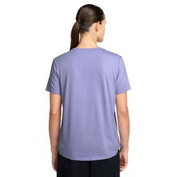 Club Kadın Mor Günlük Stil T-Shirt IB2447-533