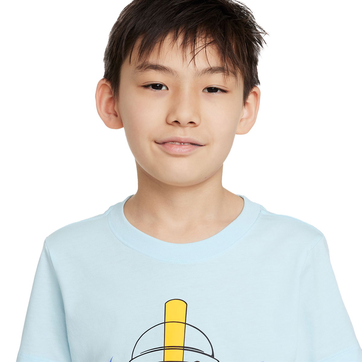 Sportswear Çocuk Mavi Günlük Stil T-Shirt HQ3227-474