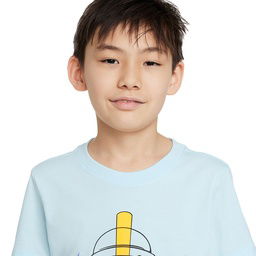 Sportswear Çocuk Mavi Günlük Stil T-Shirt HQ3227-474