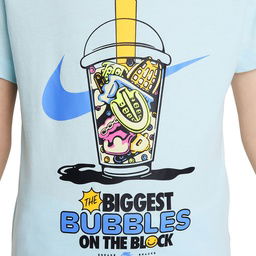 Sportswear Çocuk Mavi Günlük Stil T-Shirt HQ3227-474
