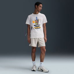 Oc Sole Food Erkek Beyaz Günlük Stil T-Shirt HJ0770-100