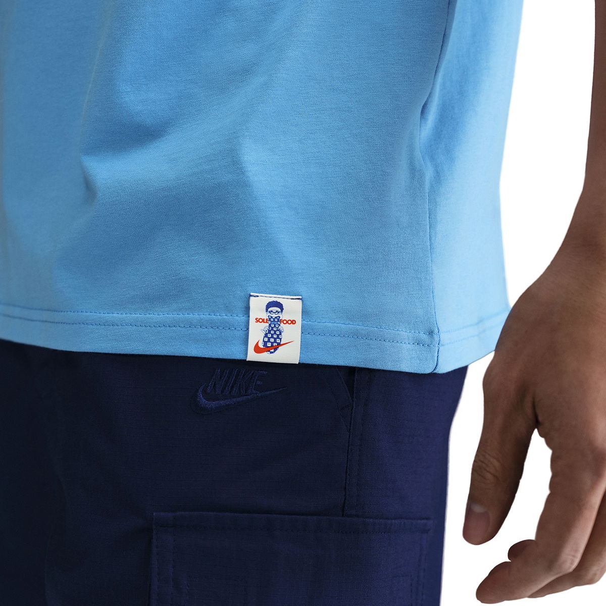 M90 Erkek Mavi Günlük Stil T-Shirt HJ0768-412
