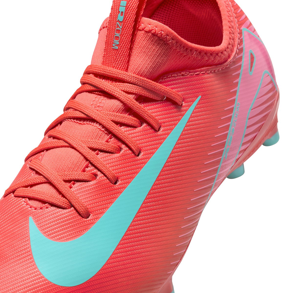 Mercurial Jr Zoom Vapor 16 Academy Fg/Mg Çocuk Kırmızı Futbol Krampon FQ8392-800
