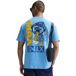 M90 Erkek Mavi Günlük Stil T-Shirt HJ0768-412