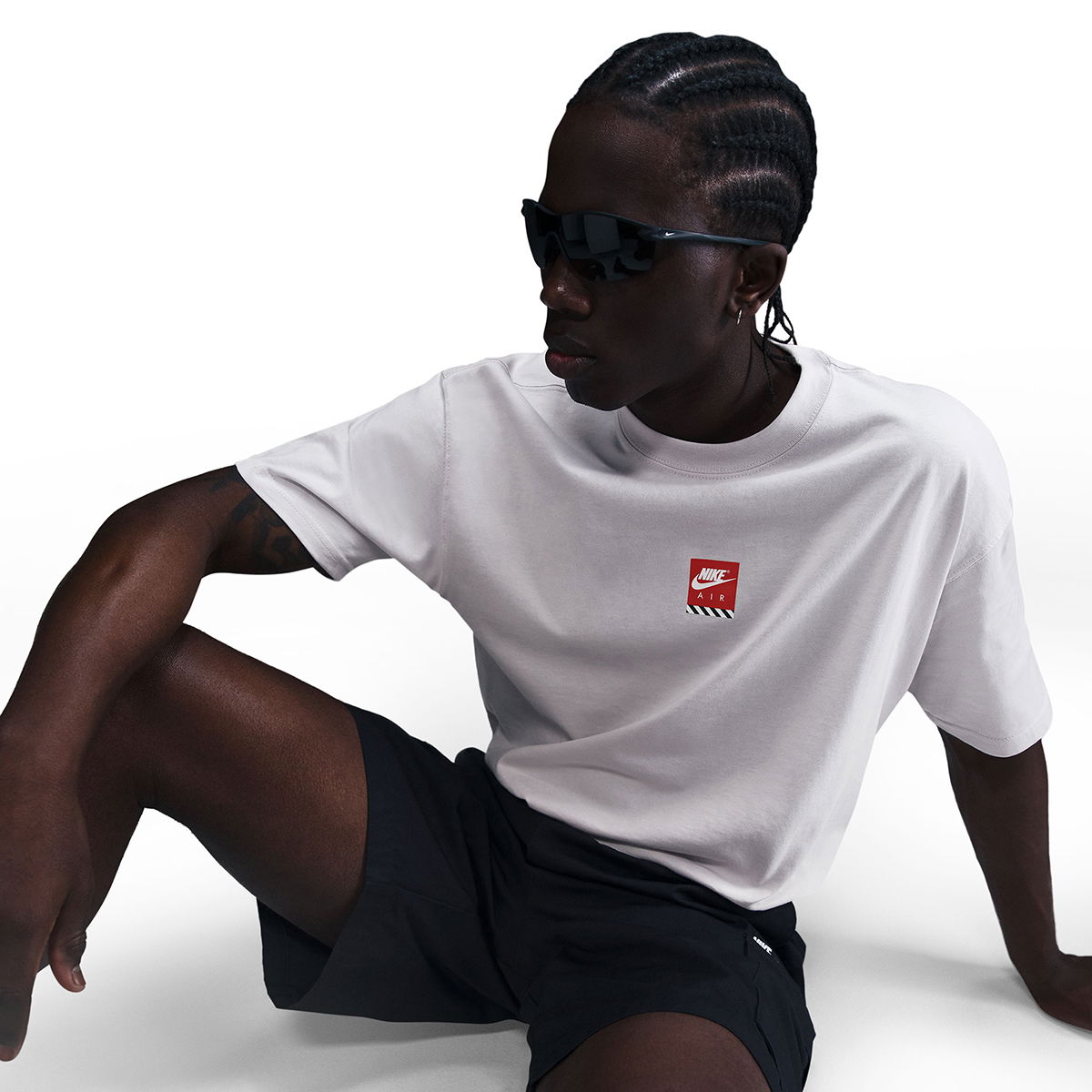 M90 Erkek Gri Günlük Stil T-Shirt HJ0768-078