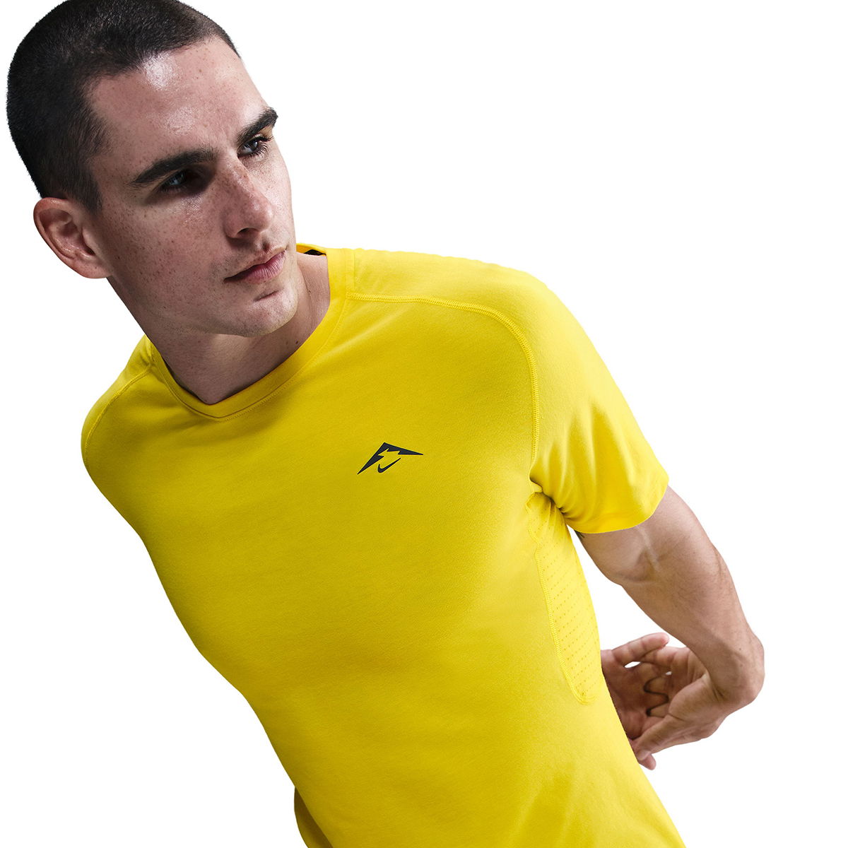 Dri-Fit Adv Erkek Sarı Koşu T-Shirt HJ3580-718