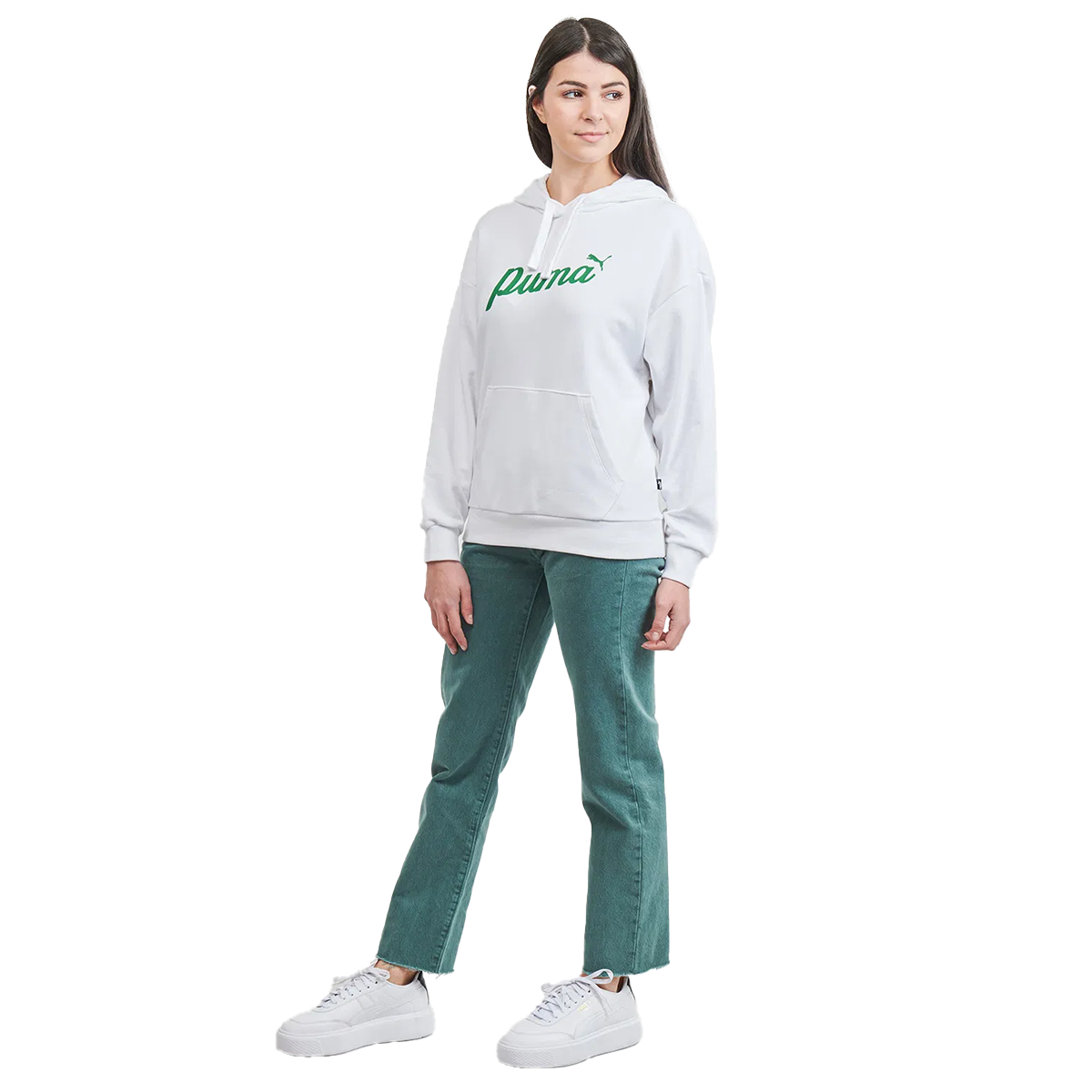 Essential+ Kadın Beyaz Günlük Stil Sweatshirt 67934802
