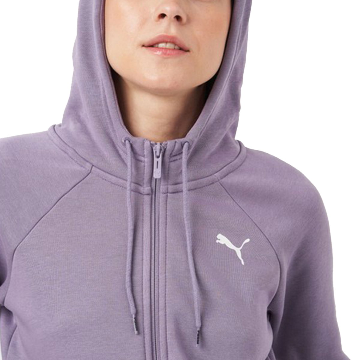 Classic Hooded Tracksuit Fl Kadın Mor Günlük Stil Eşofman Takımı 68303530