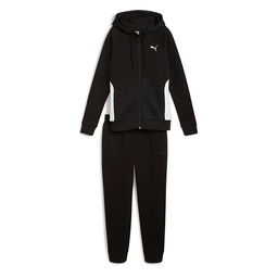Classic Hooded Tracksuit Fl Kadın Siyah Günlük Stil Eşofman Takımı 68303501
