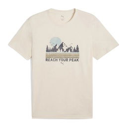 Graphics Erkek Bej Koşu T-Shirt 52659887