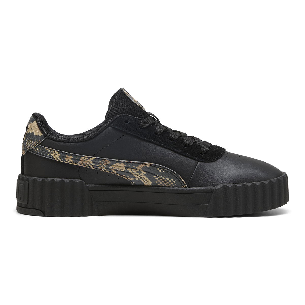 Carina 3.0 Snake Chic Kadın Siyah Sneaker Ayakkabı 40072302