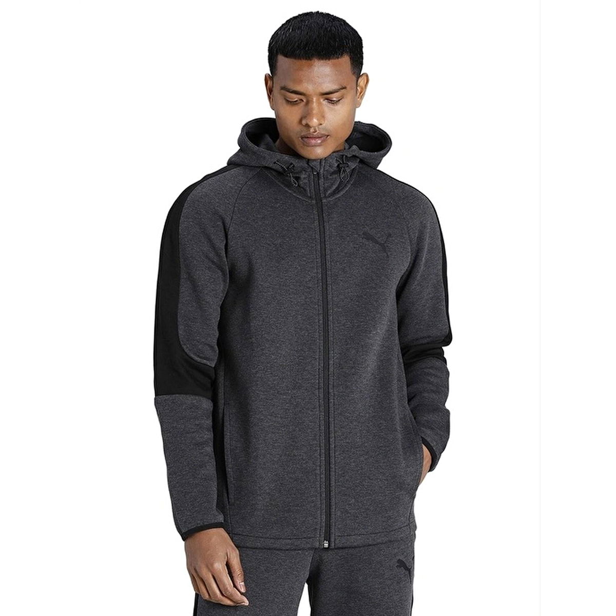Evostripe Core Erkek Gri Günlük Stil Sweatshirt 58581207