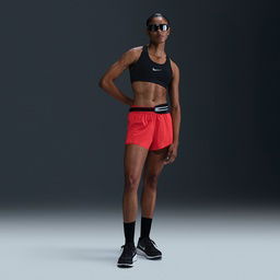 Swift Dri-Fit Kadın Kırmızı Koşu Şortu HJ5376-696