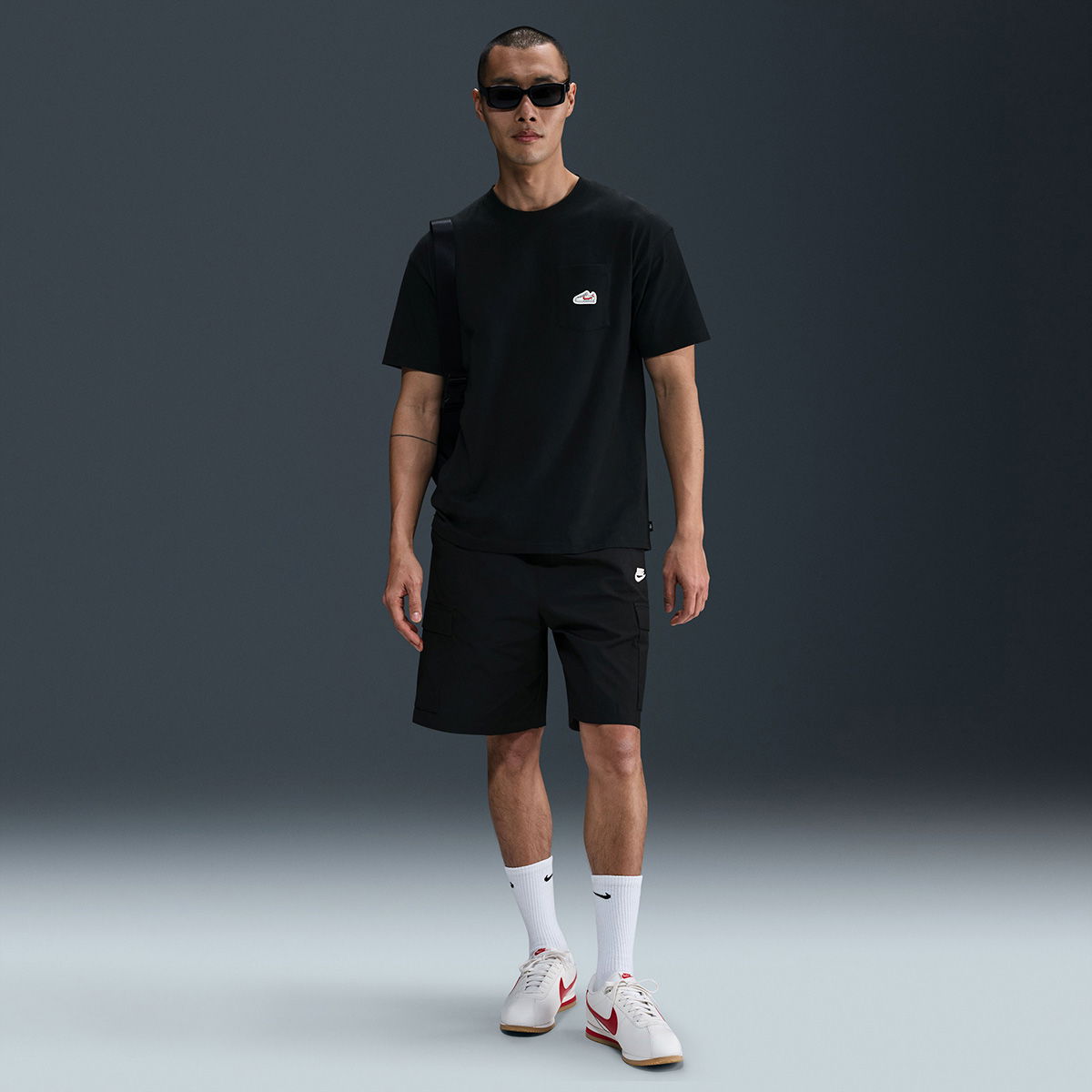 M90 Erkek Siyah Günlük Stil T-Shirt IB1382-010