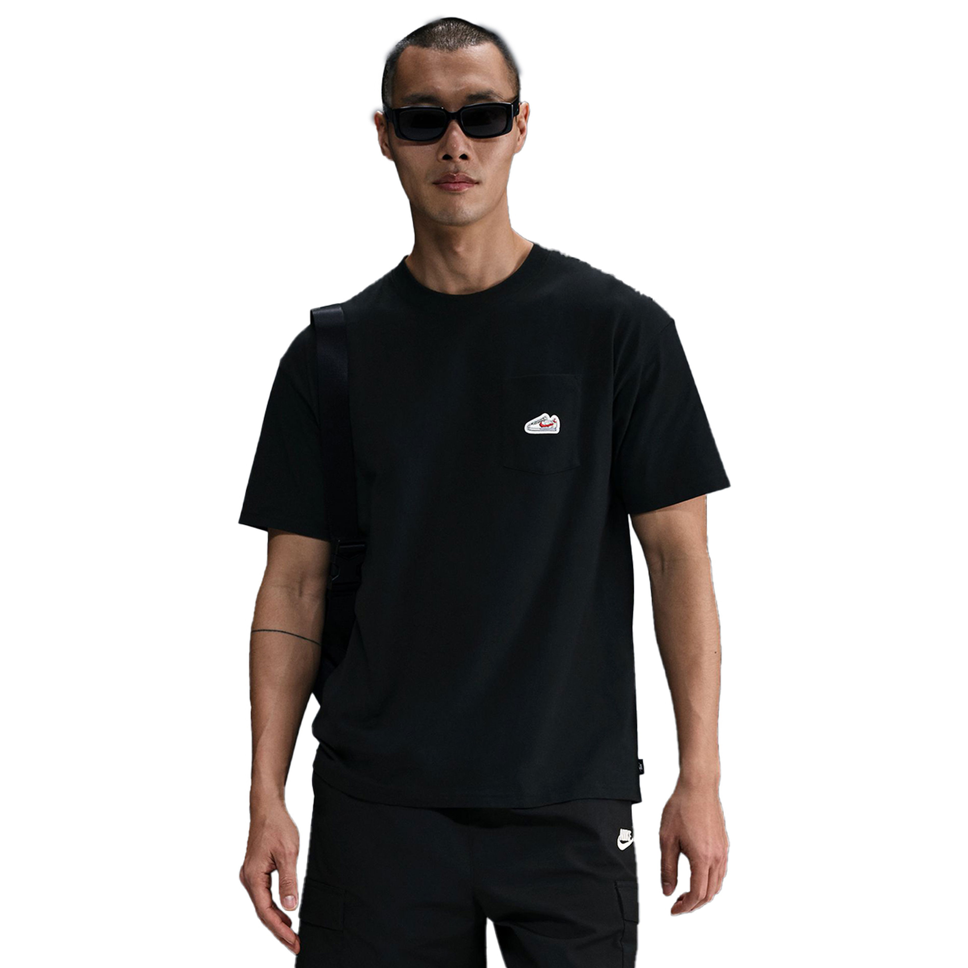 M90 Erkek Siyah Günlük Stil T-Shirt IB1382-010