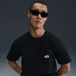 M90 Erkek Siyah Günlük Stil T-Shirt IB1382-010