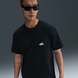 M90 Erkek Siyah Günlük Stil T-Shirt IB1382-010