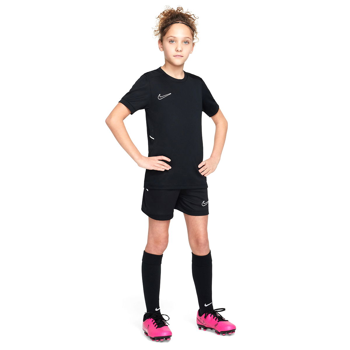 Academy Dri-Fit Çocuk Siyah Futbol T-Shirt HJ3716-010
