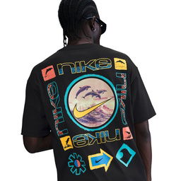 M90 Erkek Siyah Günlük Stil T-Shirt HJ0762-010