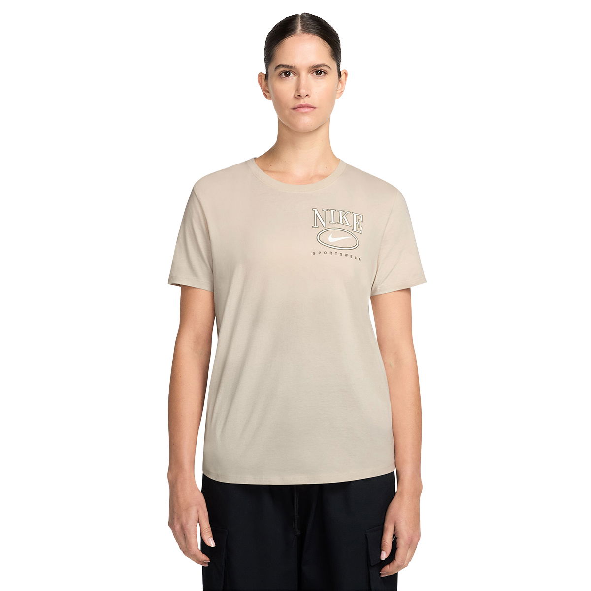 Club Kadın Beyaz Günlük Stil T-Shirt IB2447-104