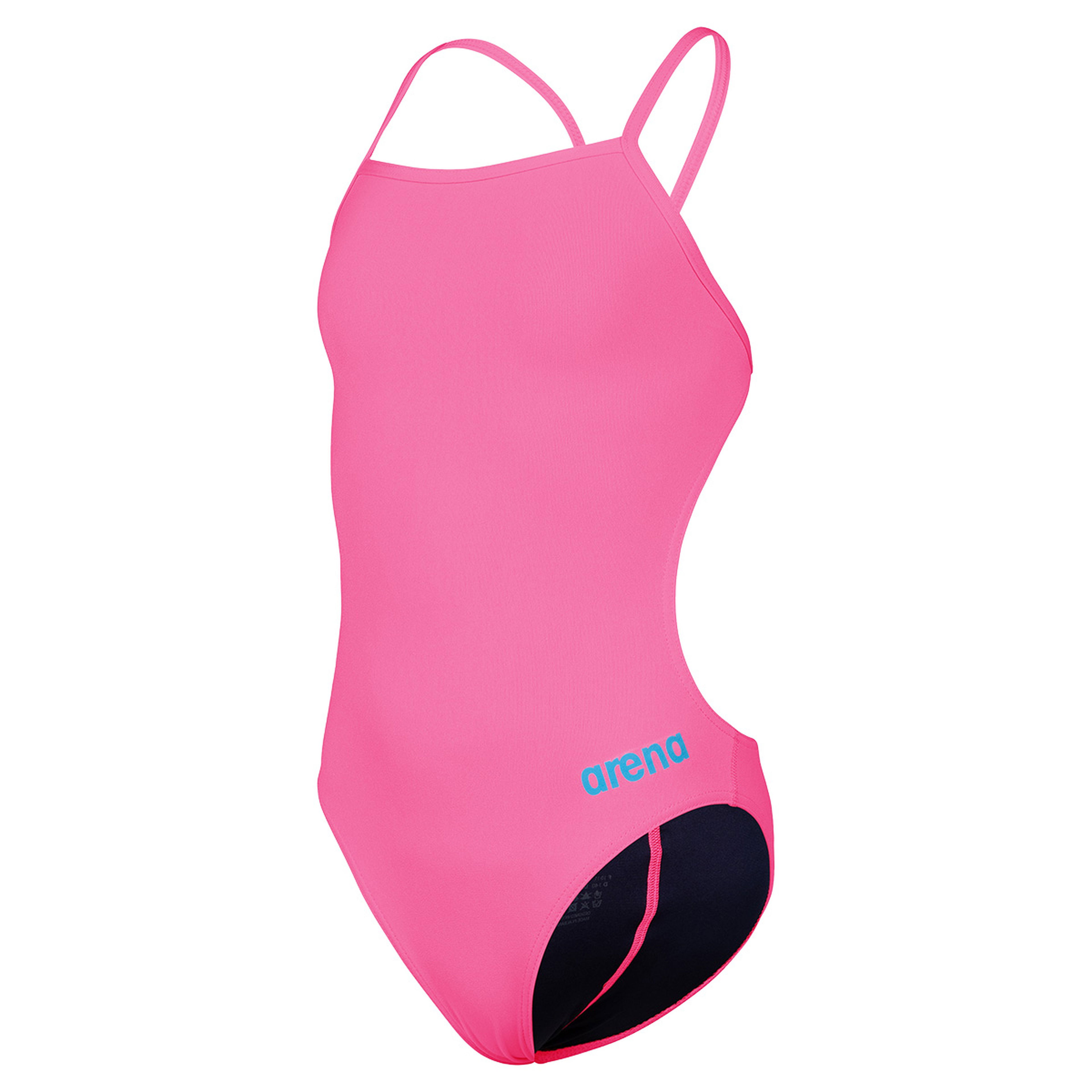 Team Swimsuit Challenge Solid Çocuk Pembe Yüzücü Mayosu 004765908