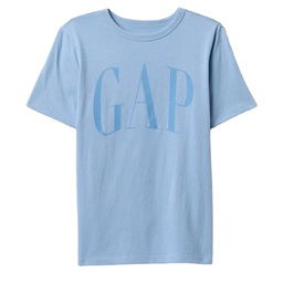 V-Frch Logo Arch Çocuk Mavi Günlük Stil T-Shirt 708411003