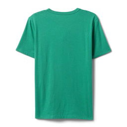 V-Frch Logo Arch Çocuk Yeşil Günlük Stil T-Shirt 708411000
