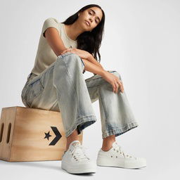Chuck Taylor All Star Unisex Bej Sneaker Ayakkabı A11866C
