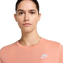 Club Kadın Turuncu Günlük Stil T-Shirt DX7902-844