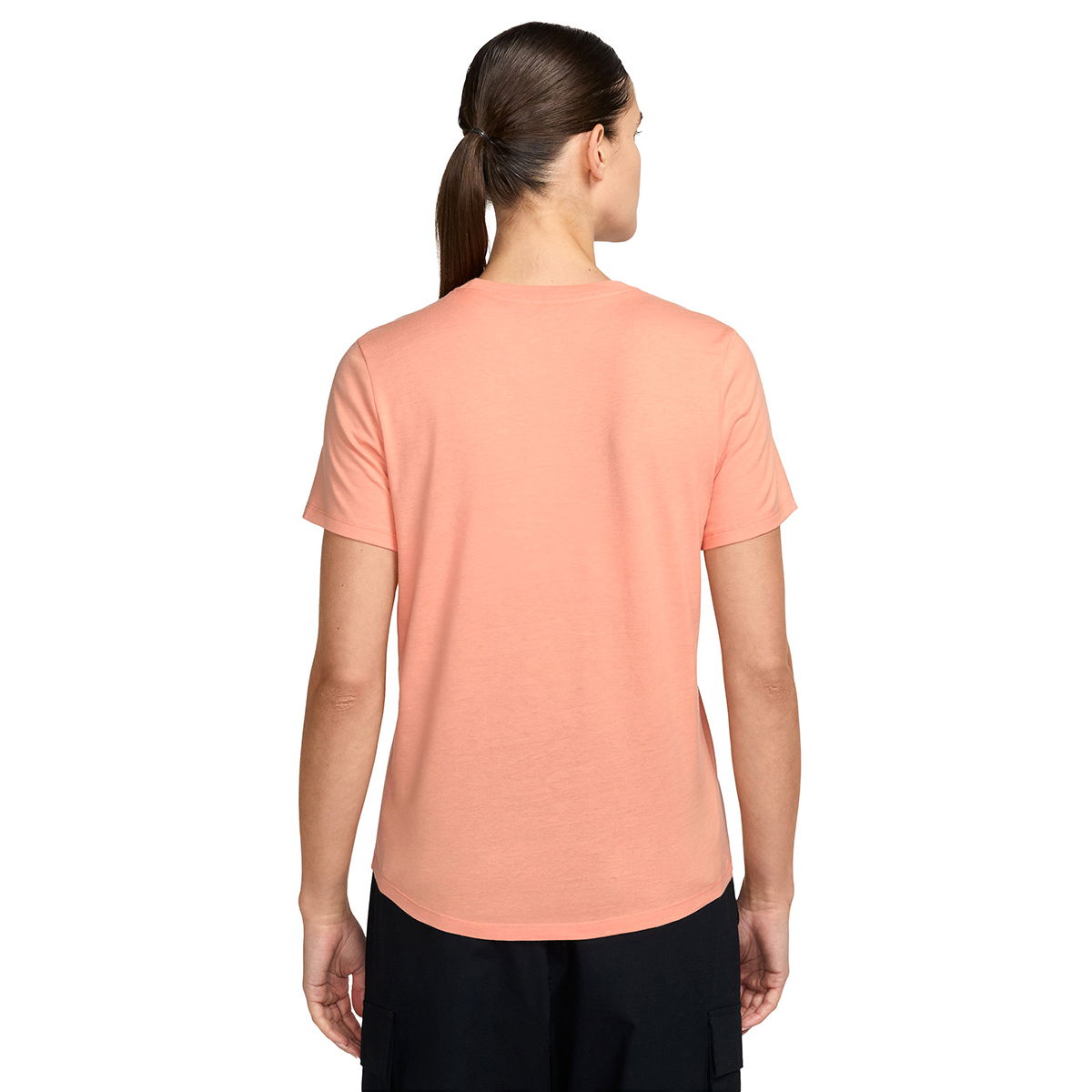 Club Kadın Turuncu Günlük Stil T-Shirt DX7902-844