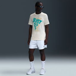 Just Do It Erkek Beyaz Günlük Stil T-Shirt HJ0554-133