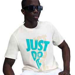 Just Do It Erkek Beyaz Günlük Stil T-Shirt HJ0554-133