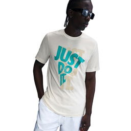 Just Do It Erkek Beyaz Günlük Stil T-Shirt HJ0554-133