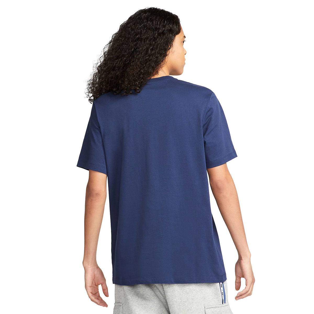 Just Do It Erkek Mavi Günlük Stil T-Shirt AR5006-410
