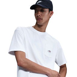 M90 Erkek Beyaz Günlük Stil T-Shirt IB1382-100