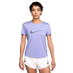 One Kadın Mor Koşu T-Shirt HJ2204-533