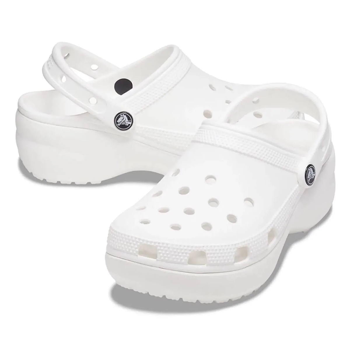 Classic Platform Clog Kadın Beyaz Günlük Stil Terlik 206750_100