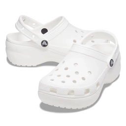 Classic Platform Clog Kadın Beyaz Günlük Stil Terlik 206750_100