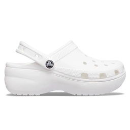 Classic Platform Clog Kadın Beyaz Günlük Stil Terlik 206750_100