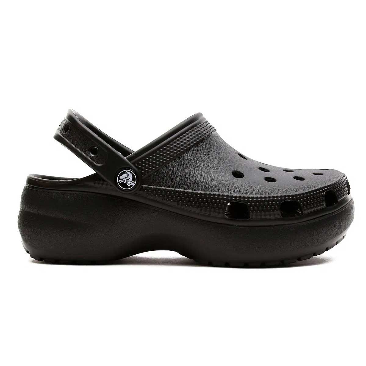 Classic Platform Clog Kadın Siyah Günlük Stil Terlik 206750_001