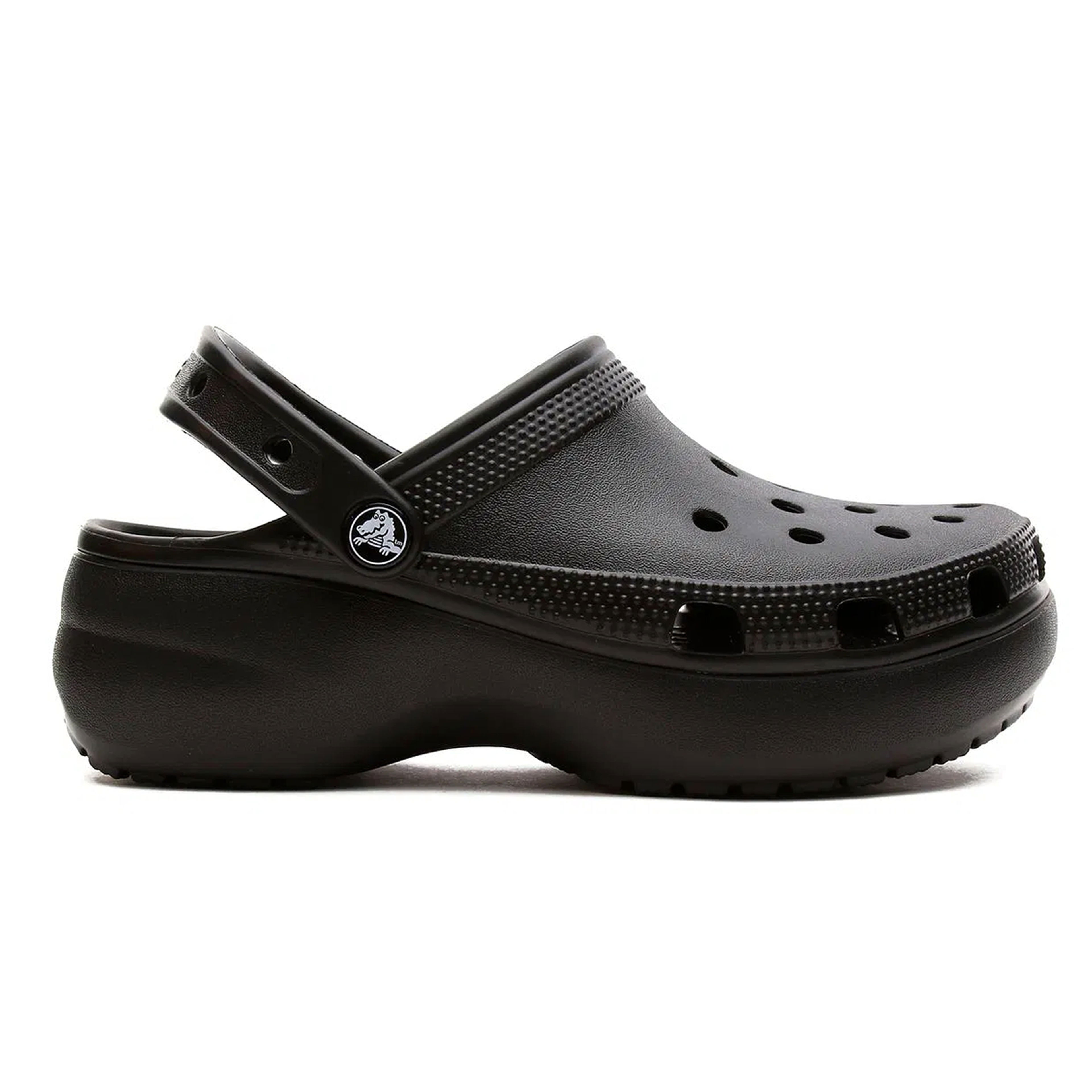 Classic Platform Clog Kadın Siyah Günlük Stil Terlik 206750_001