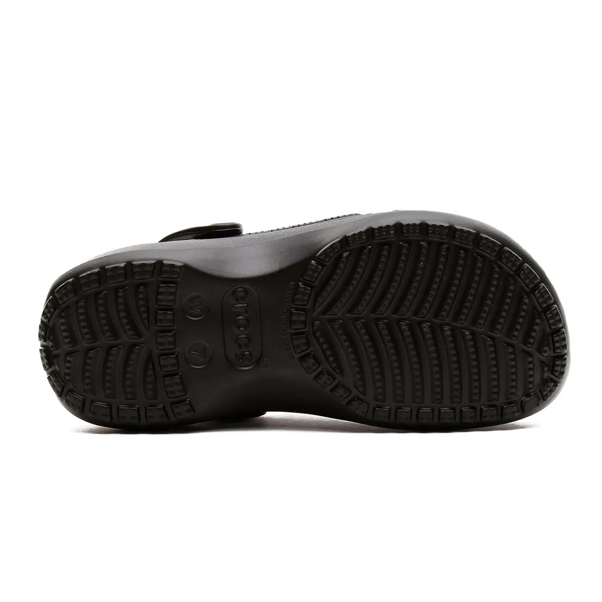 Classic Platform Clog Kadın Siyah Günlük Stil Terlik 206750_001
