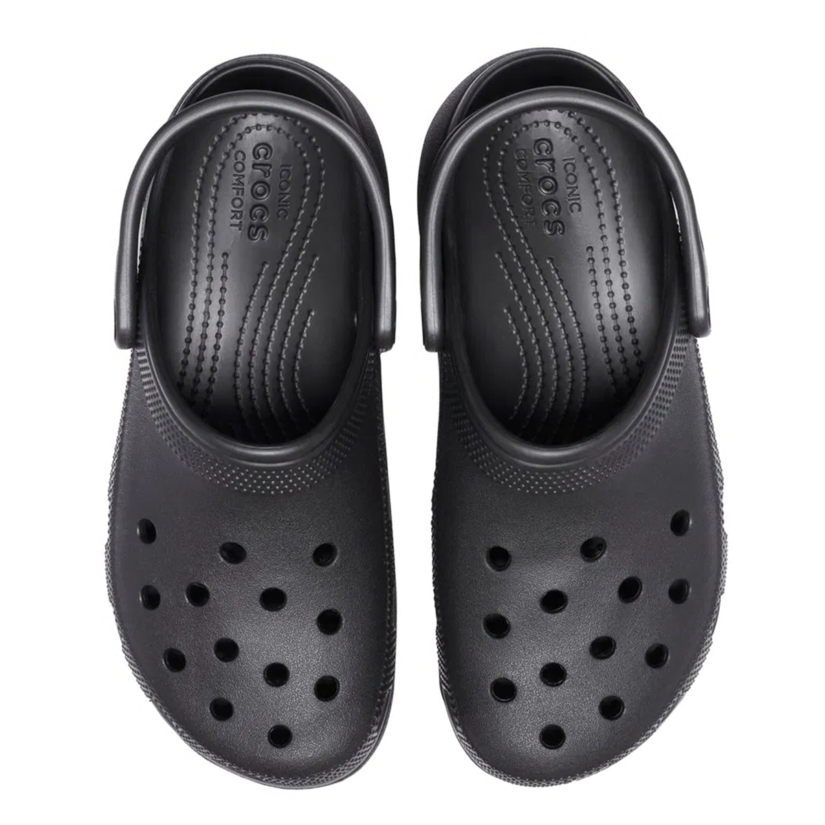 Classic Platform Clog Kadın Siyah Günlük Stil Terlik 206750_001