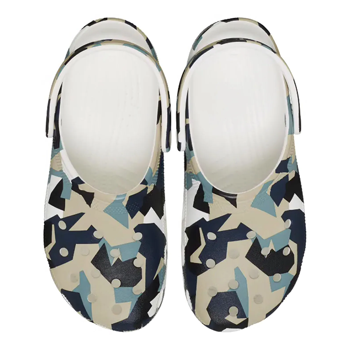 Geo Camo Clog Unisex Çok Renkli Günlük Stil Terlik 211009_94S