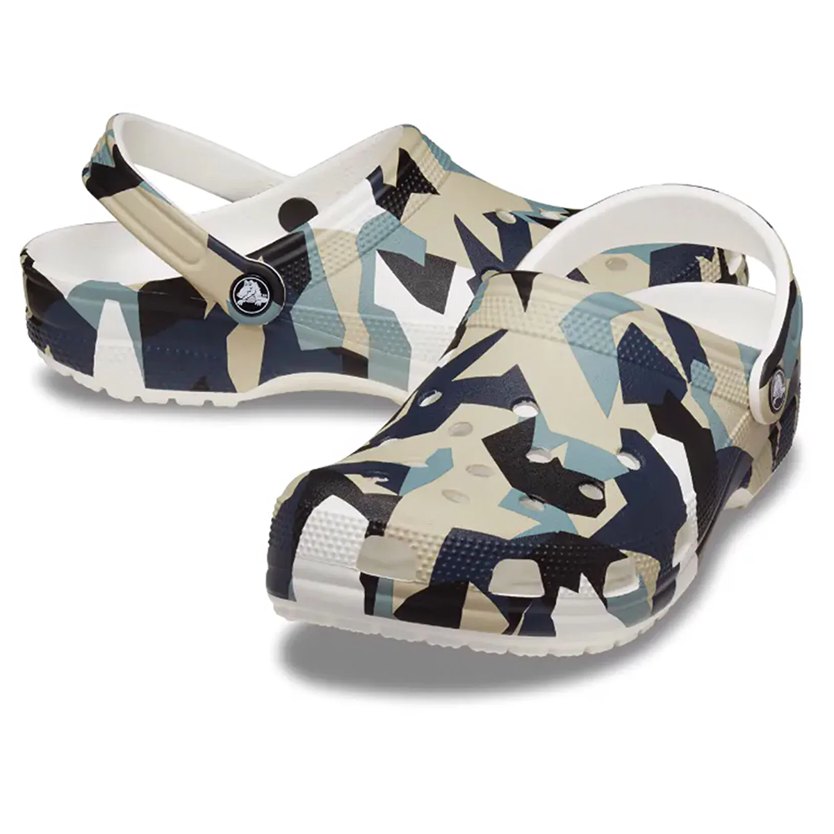 Geo Camo Clog Unisex Çok Renkli Günlük Stil Terlik 211009_94S